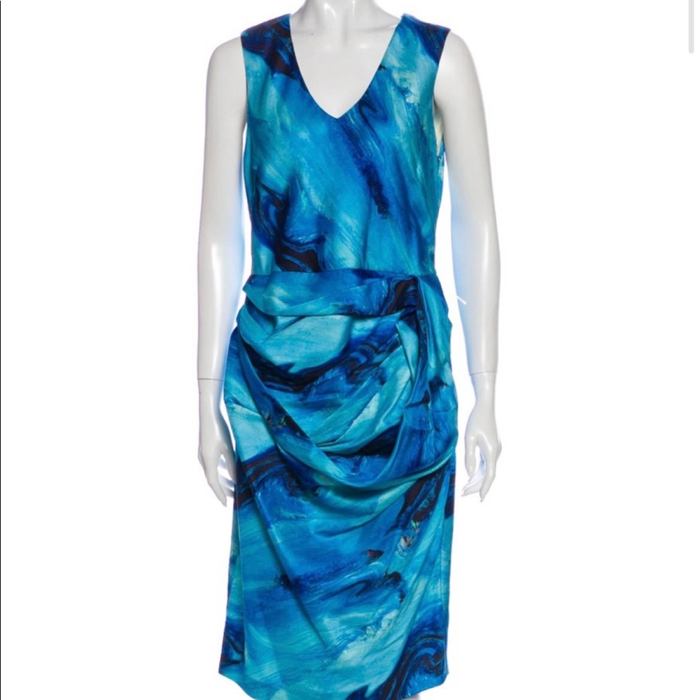 Vera Wang Wool Sheath Dress NWT